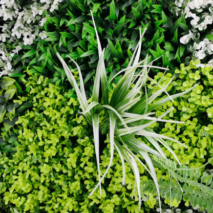 Forest Floor Artificial Vertical Garden / Green Wall Panel 1m x 1m UV Resistant V637-DP554893