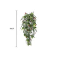 Artificial Hanging Christmas Myrtle and Flowering Holly UV Resistant 78cm V637-DP60091