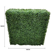 Portable Boxwood Hedge UV Resistant 100cm Long x 100cm High V637-DP678901
