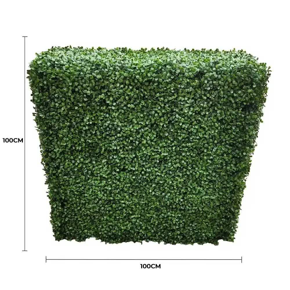 Portable Boxwood Hedge UV Resistant 100cm Long x 100cm High V637-DP678901