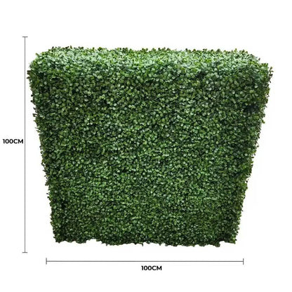 Portable Boxwood Hedge UV Resistant 100cm Long x 100cm High V637-DP678901