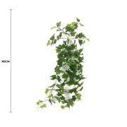 Artificial Nearly Natural Artificial Hanging Ivy Bush 90cm V637-DP751890112