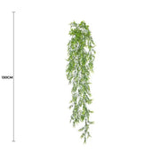Artificial Dense Hanging Evergreen Plant (two-tone) UV Resistant 130cm V637-DP751890113