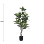 Artificial Bushy Variegated Ficus Tree (Rubber Tree) 120cm V637-DP75261