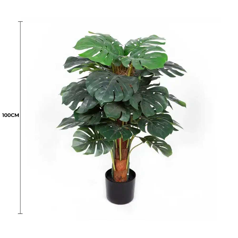 Premium Artificial Monstera Deliciosa Tree 100cm V637-DP75262