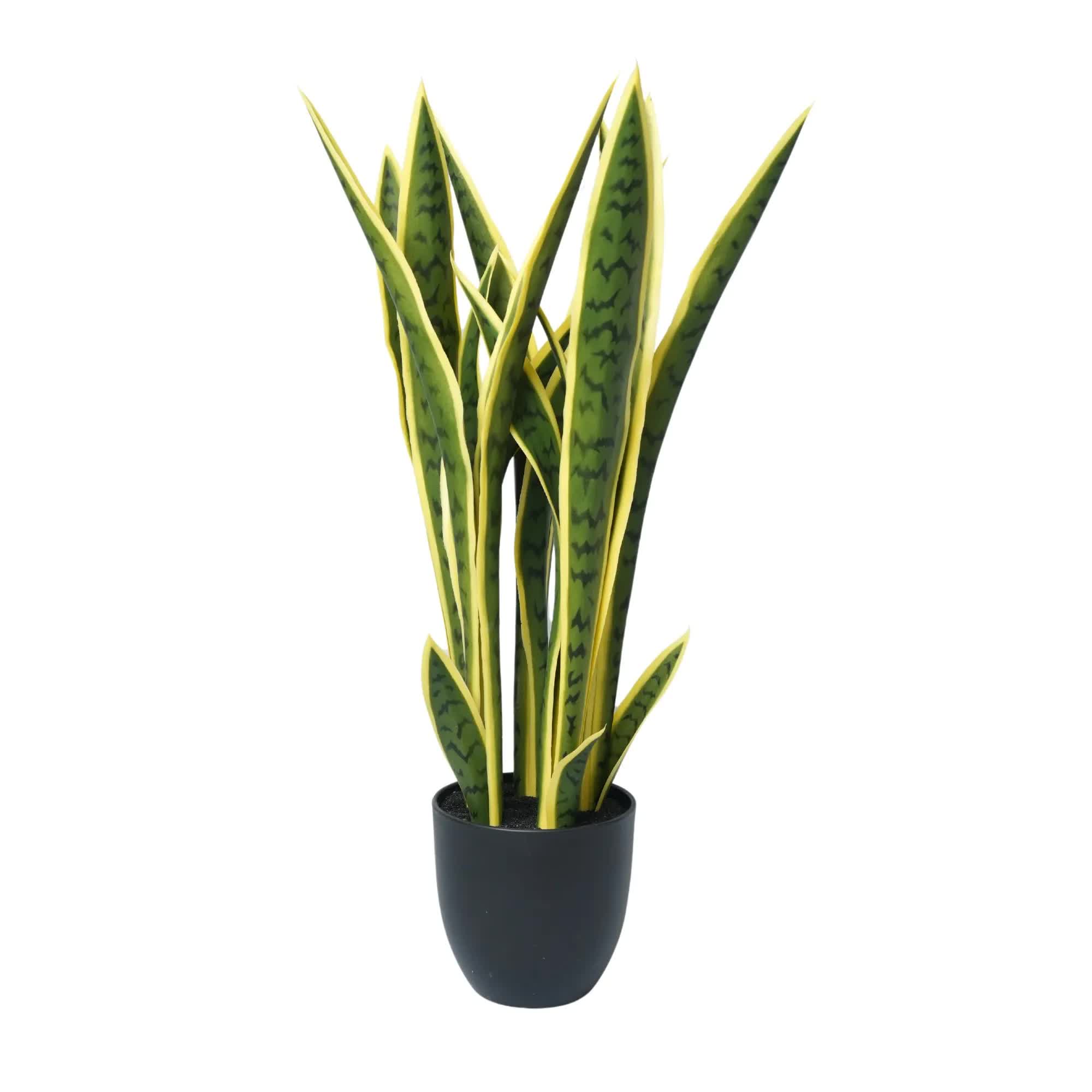 Artificial Mother in Law Tongue / Yellow Tongue Sansevieria UV Resistant 60cm V637-DP75270