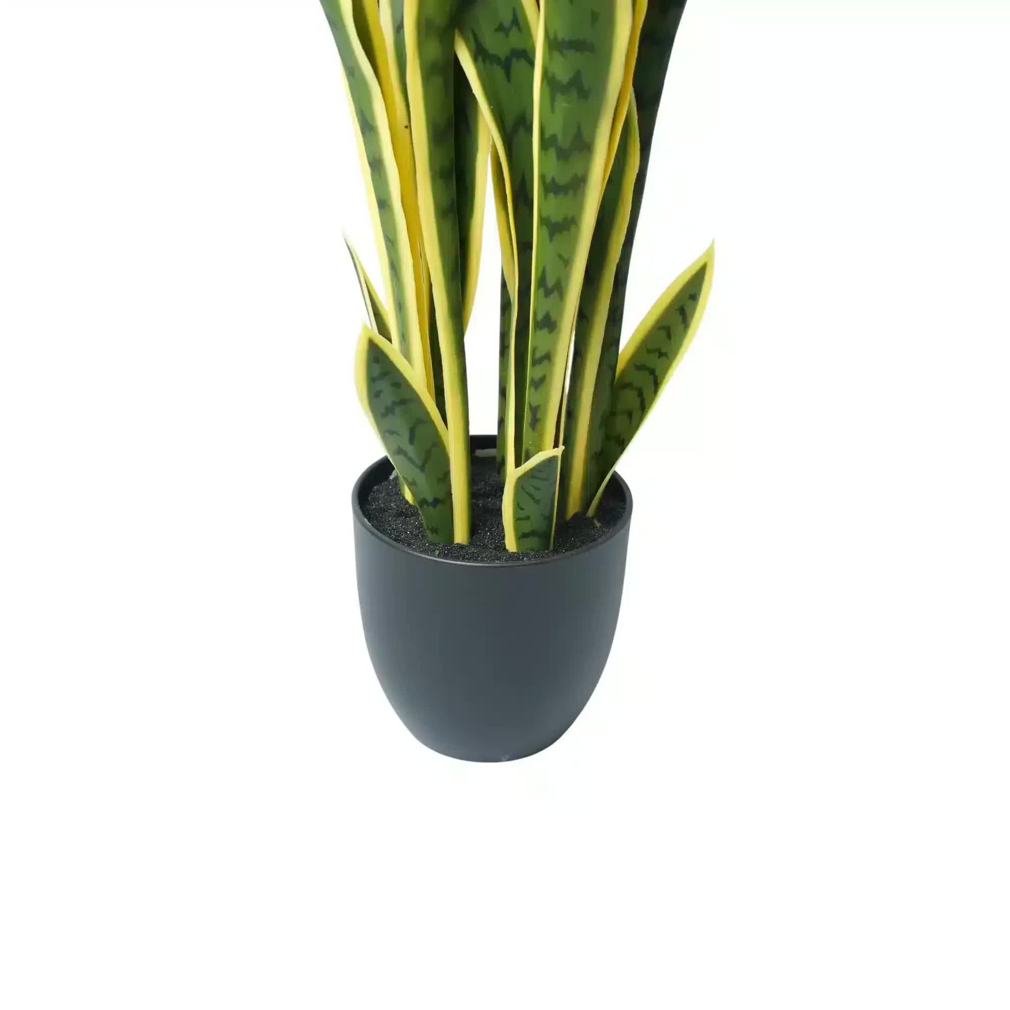 Artificial Mother in Law Tongue / Yellow Tongue Sansevieria UV Resistant 60cm V637-DP75270