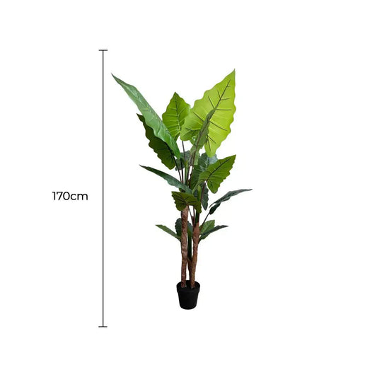 Nearly Natural Artificial Taro Elephant Ear Palm 170cm V637-DP75276