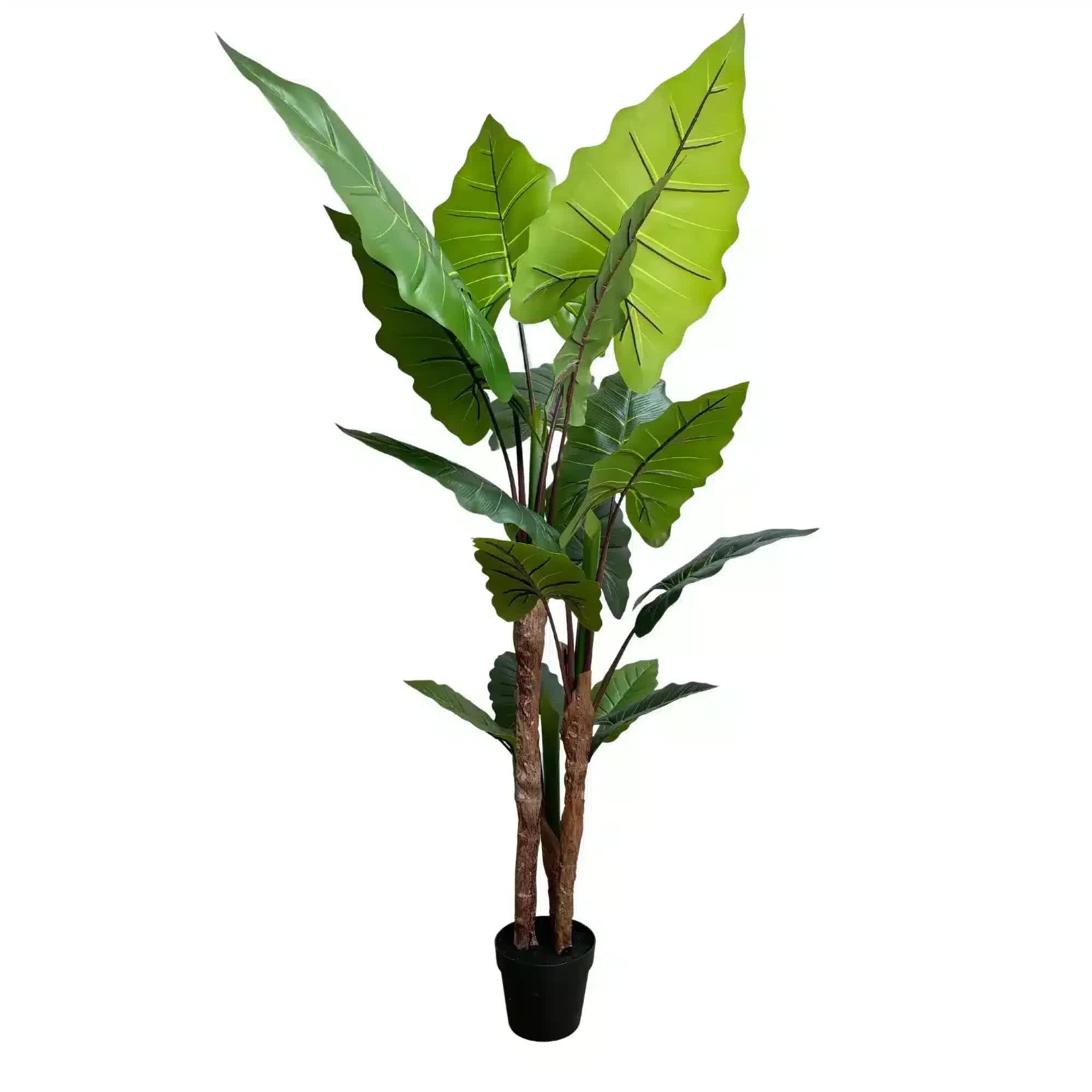 Nearly Natural Artificial Taro Elephant Ear Palm 170cm V637-DP75276