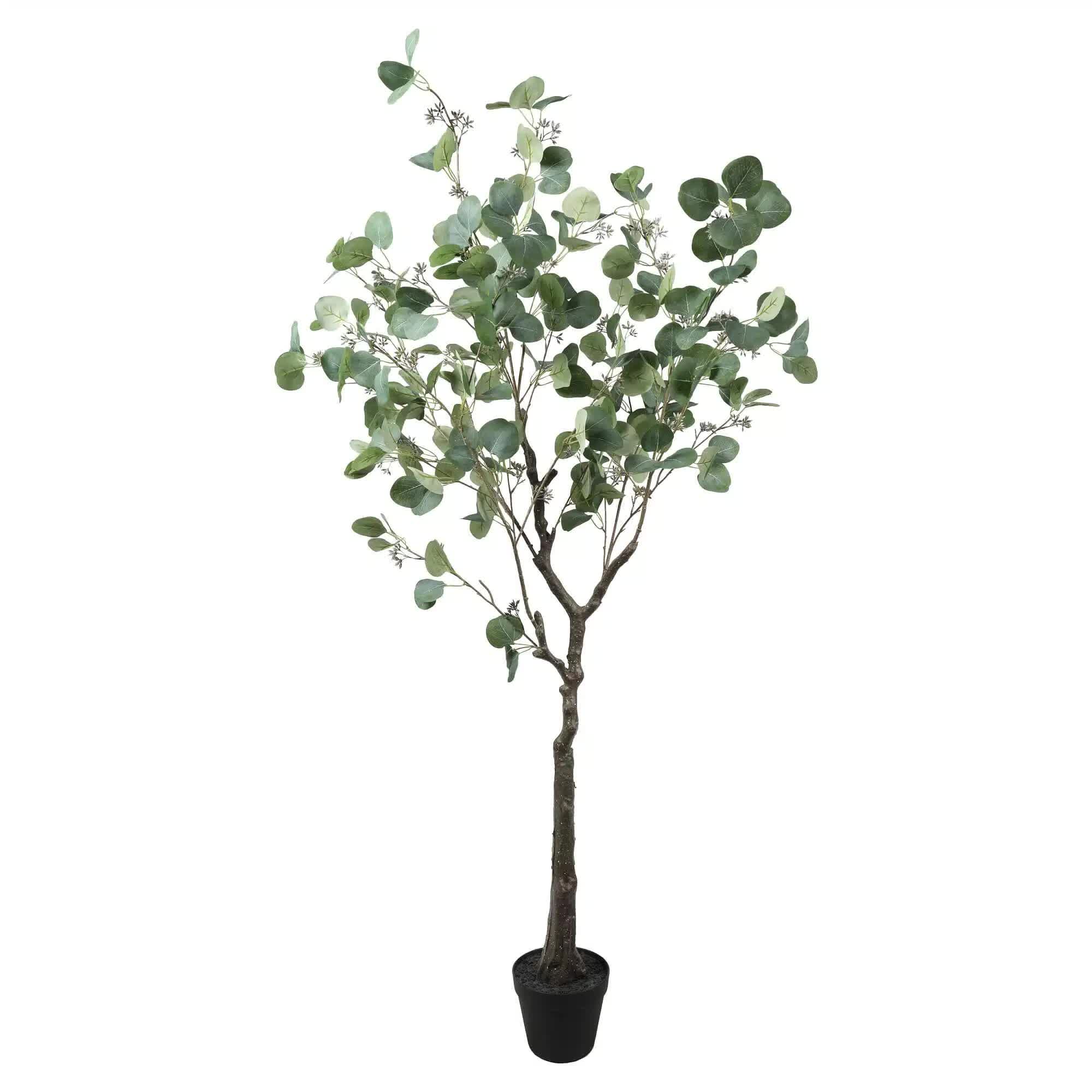 Artificial Eucalyptus Tree (Red Box Eucalyptus Polyanthemos) 150cm V637-DP7650015