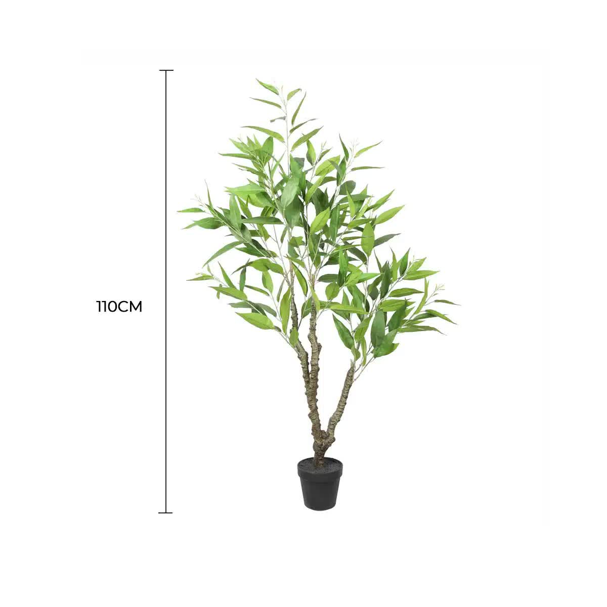 Potted Artificial Eucalyptus Tree (White Box Eucalyptus Albens) 110cm V637-DP7650024