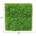 Fresh Natural Green Artificial Moss / Green Wall UV Resistant 1m x 1m V637-DP7890013