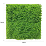 Fresh Natural Green Artificial Moss / Green Wall UV Resistant 1m x 1m V637-DP7890013