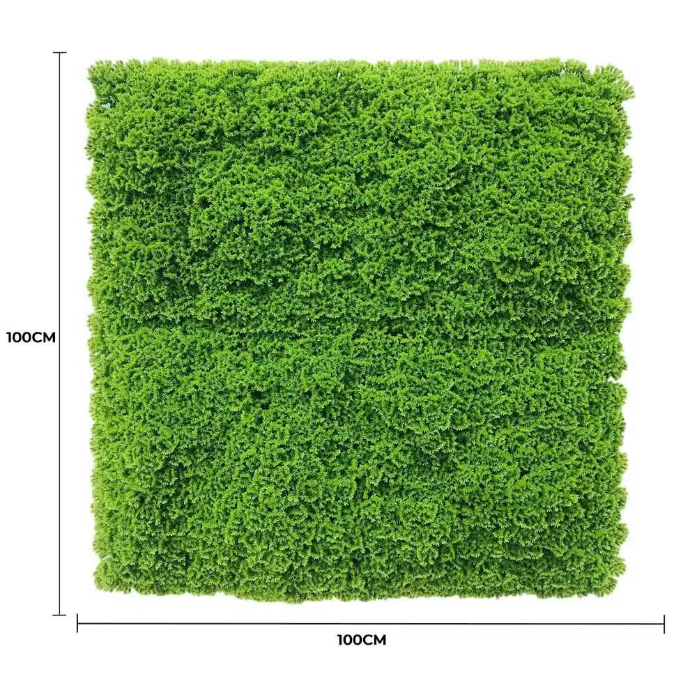 Fresh Natural Green Artificial Moss / Green Wall UV Resistant 1m x 1m V637-DP7890013