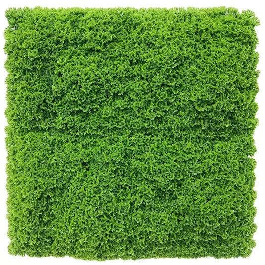 Fresh Natural Green Artificial Moss / Green Wall UV Resistant 1m x 1m V637-DP7890013