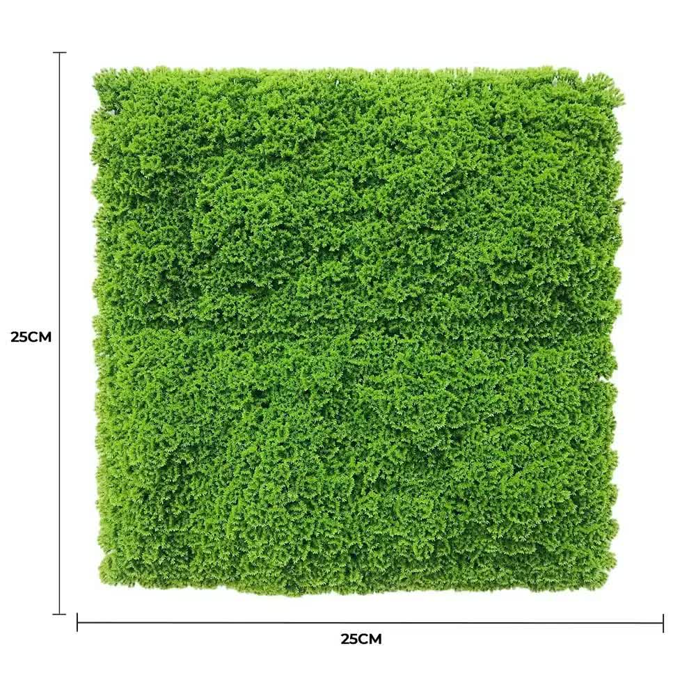 Fresh Natural Green Artificial Moss / Green Wall UV Resistant Sample V637-DP7890013-S