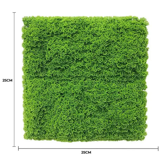 Fresh Natural Green Artificial Moss / Green Wall UV Resistant Sample V637-DP7890013-S
