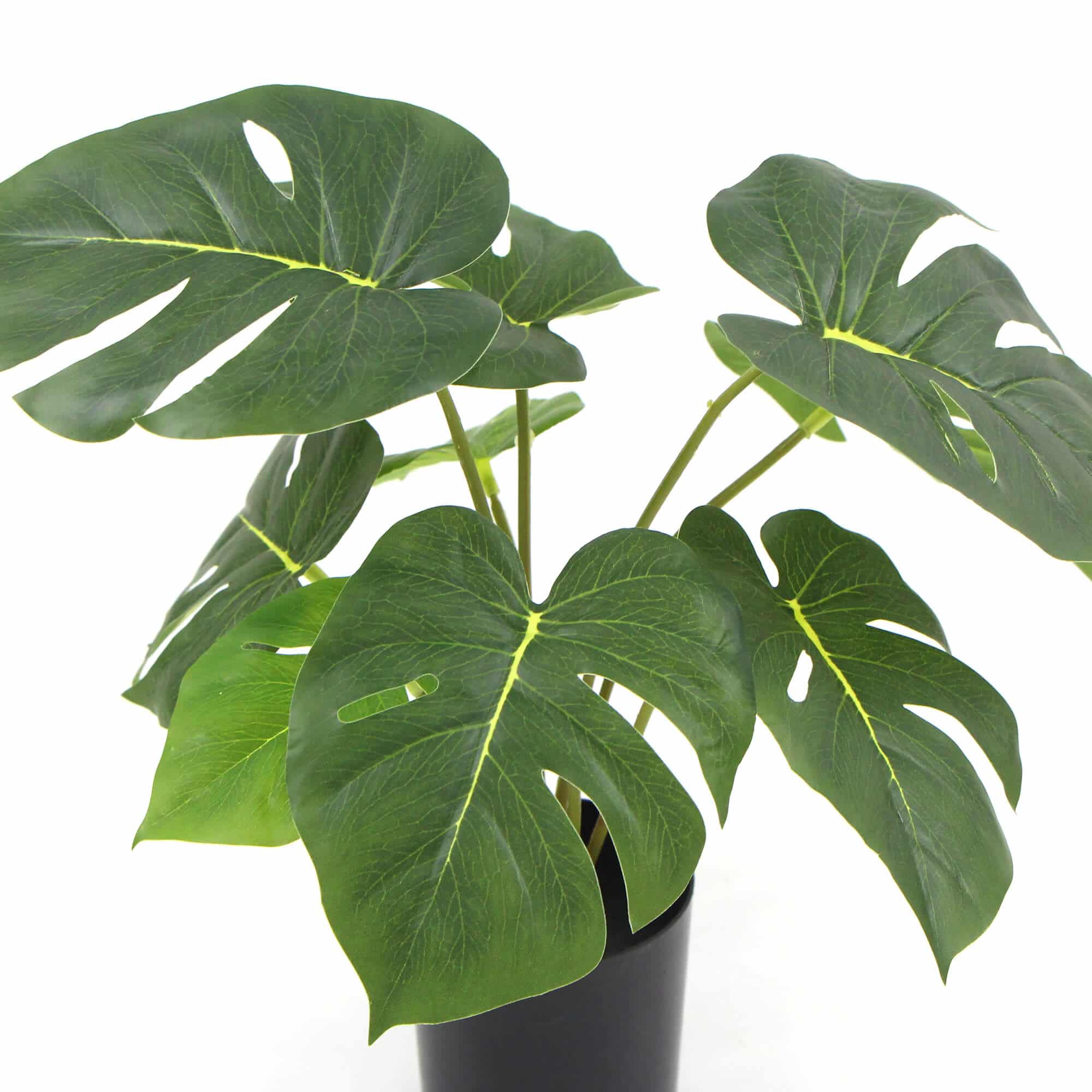 Potted Artificial Monstera Split Philodendron Plant with Real Touch Leaves 35cm V637-DP8870011