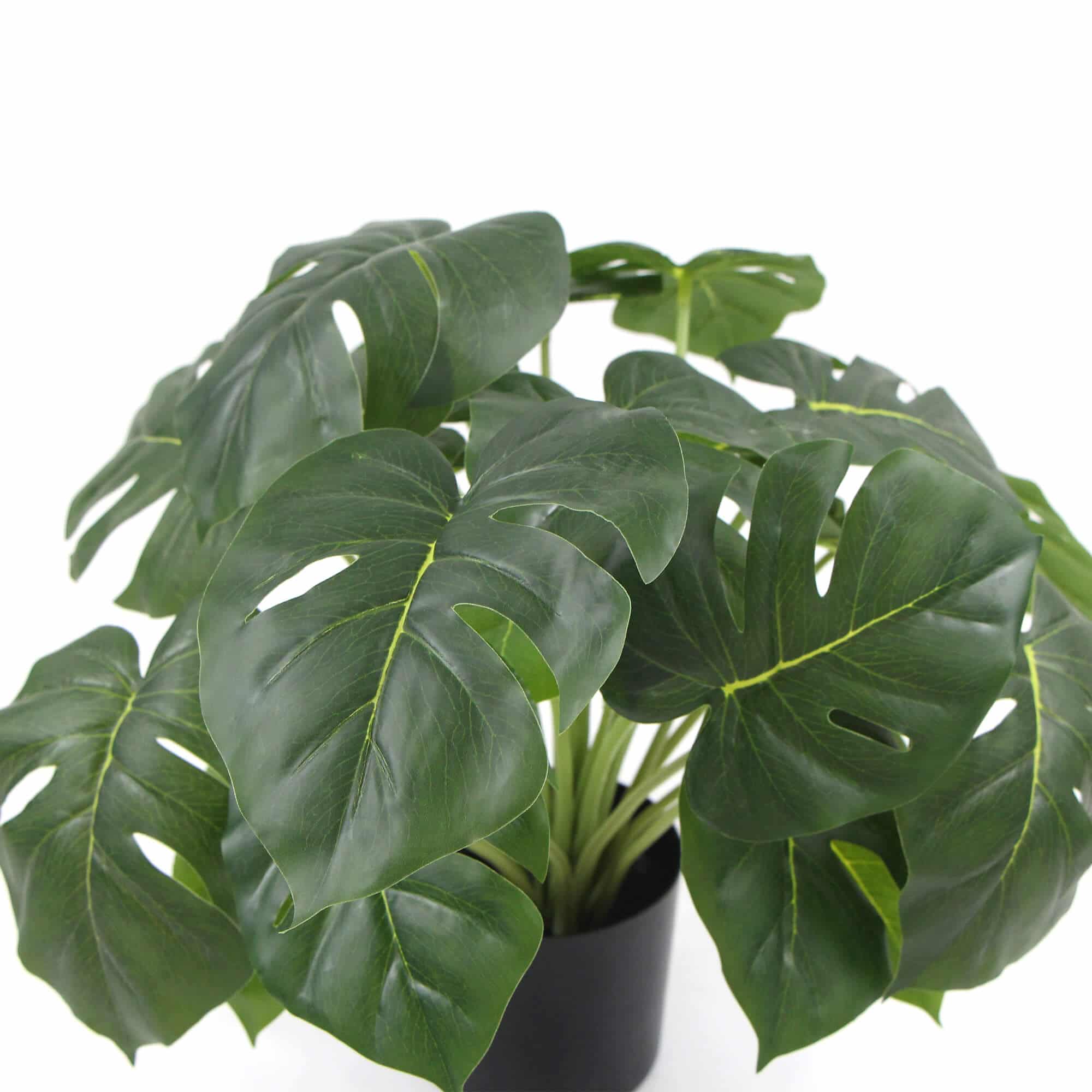 Dense Potted Artificial Monstera Deliciosa Plant With Real Touch Leaves 50cm V637-DP8870012