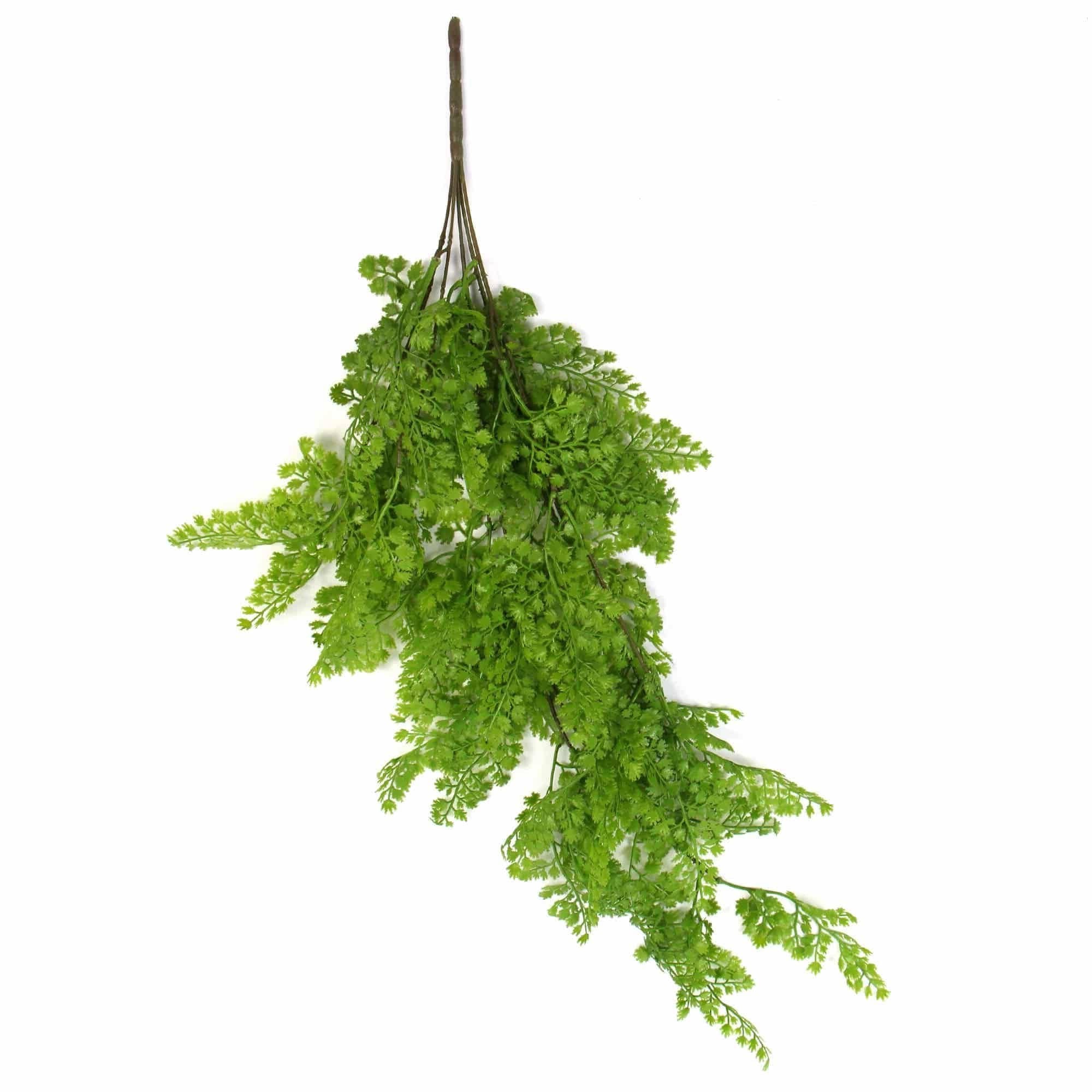 Hanging Native Green Dense Maiden Hair Fern Bush UV Resistant 80cm V637-DP8880004