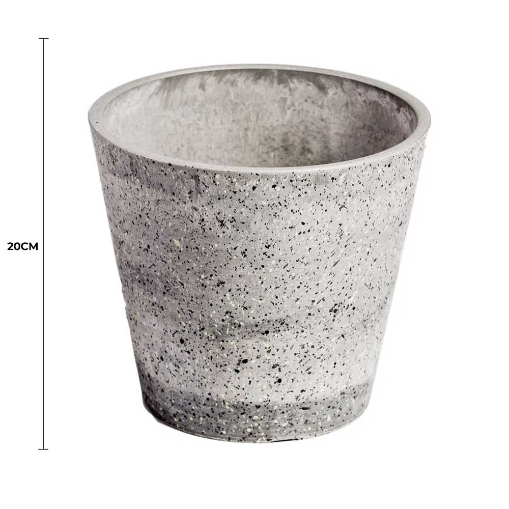 Imitation Grey Stone Pot 20cm V637-DP9110020