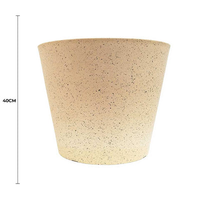 Imitation Stone (White / Cream) Pot 40cm V637-DP9120040