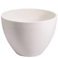 Polished Vintage White Planter Bowl 30cm V637-DP9220030