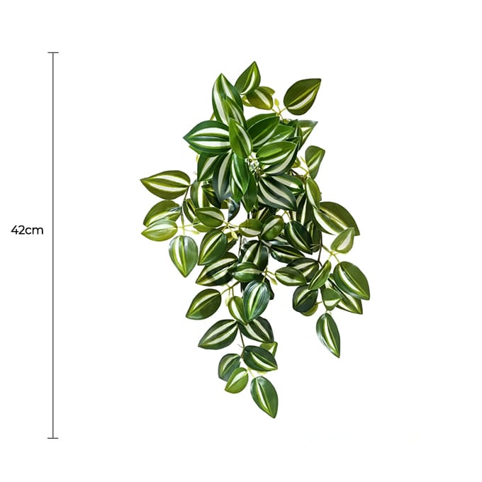 Artificial Hanging / Draping Tradescantia Zebrina 42cm V637-DP92781