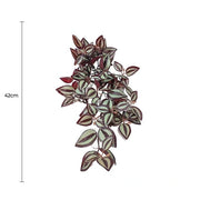 Artificial Hanging / Draping Burgundy Tradescantia Zebrina 42cm V637-DP92789