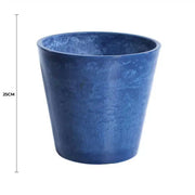 Glossy Blue Garden Pot 25cm V637-DP9670025
