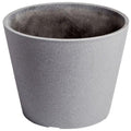 Rendered Grey Planter Pot 25cm V637-DP9710025