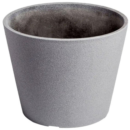 Rendered Grey Planter Pot 25cm V637-DP9710025
