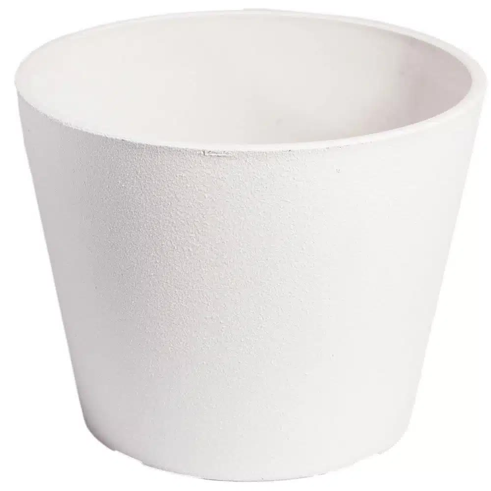 Rendered White Planter Pot 25cm V637-DP9720025