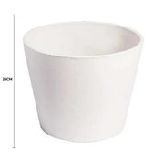 Rendered White Planter Pot 25cm V637-DP9720025