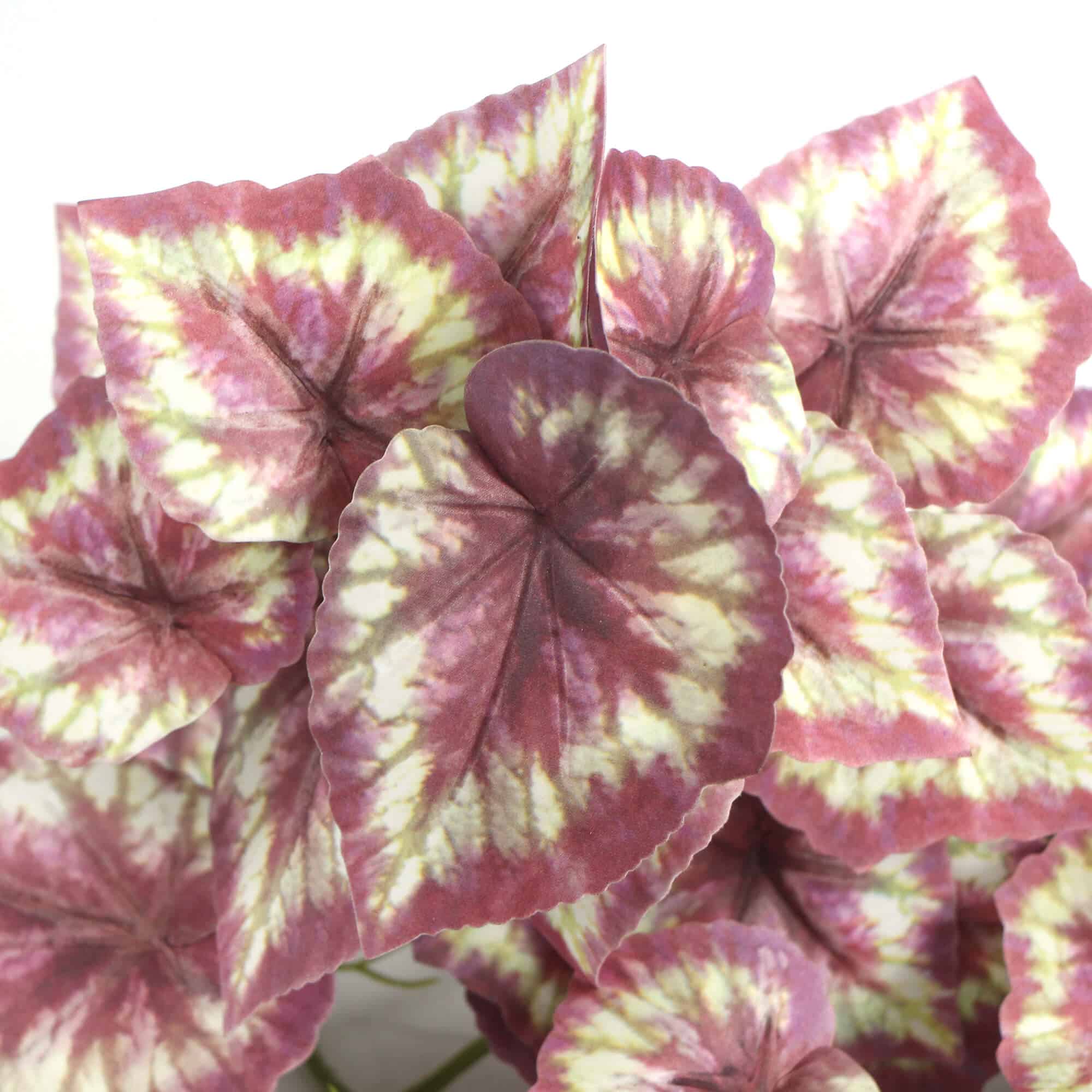 Artificial Red Variegated Hanging Tropical Ginger Plant 45cm V637-DP98571