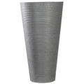 Decorative Large Modern Grey Round Planter 71cm V637-DP9910039