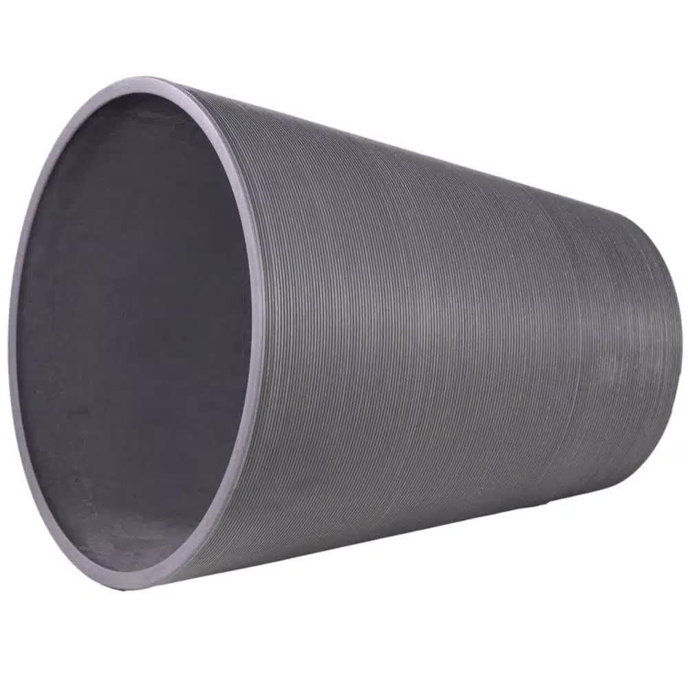 Decorative Large Modern Grey Round Planter 71cm V637-DP9910039