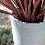 Decorative Large Modern Grey Round Planter 71cm V637-DP9910039