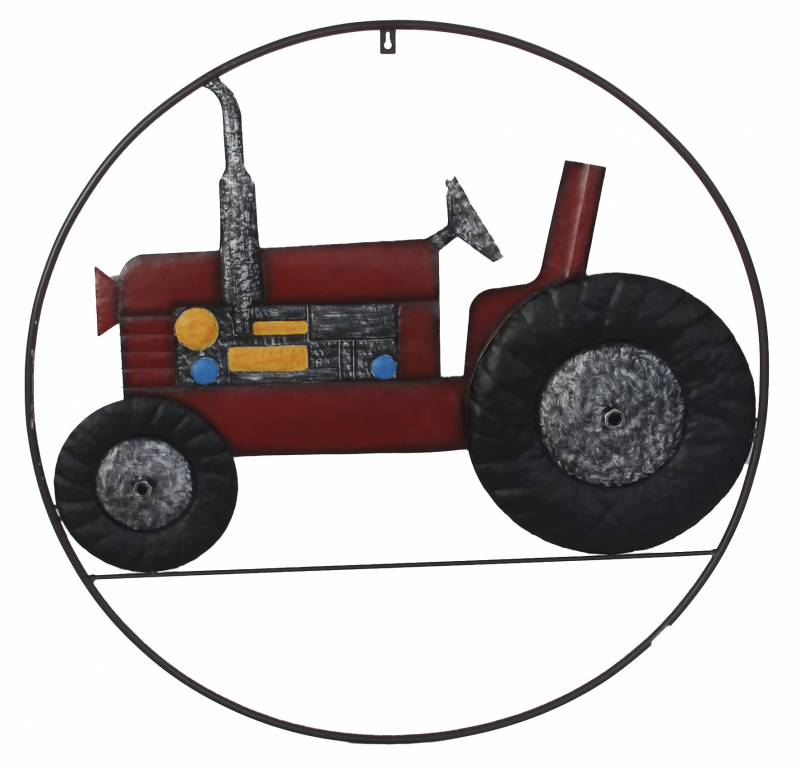 Welcome Tractor Metal Wall Art 80cm V637-E030246