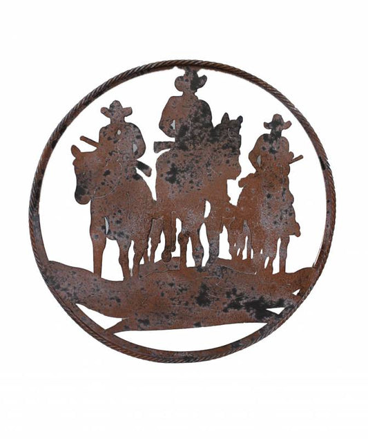 Wild West Metal Wall Art 60cm V637-E030256