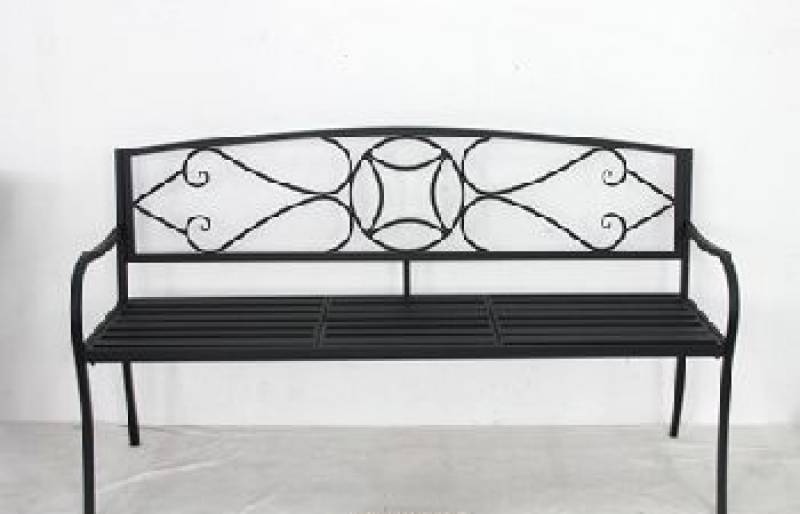 Otis Metal Garden Bench 150x87cm V637-E030257