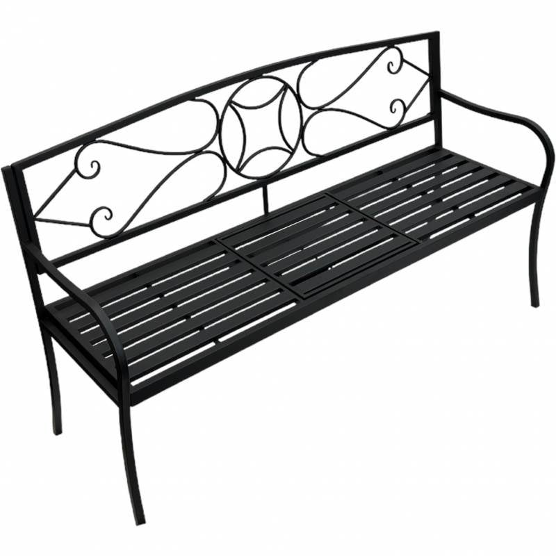 Otis Metal Garden Bench 150x87cm V637-E030257