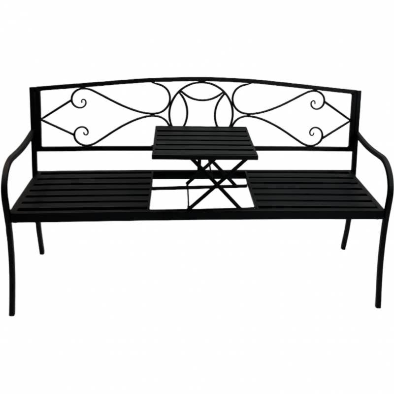 Otis Metal Garden Bench 150x87cm V637-E030257