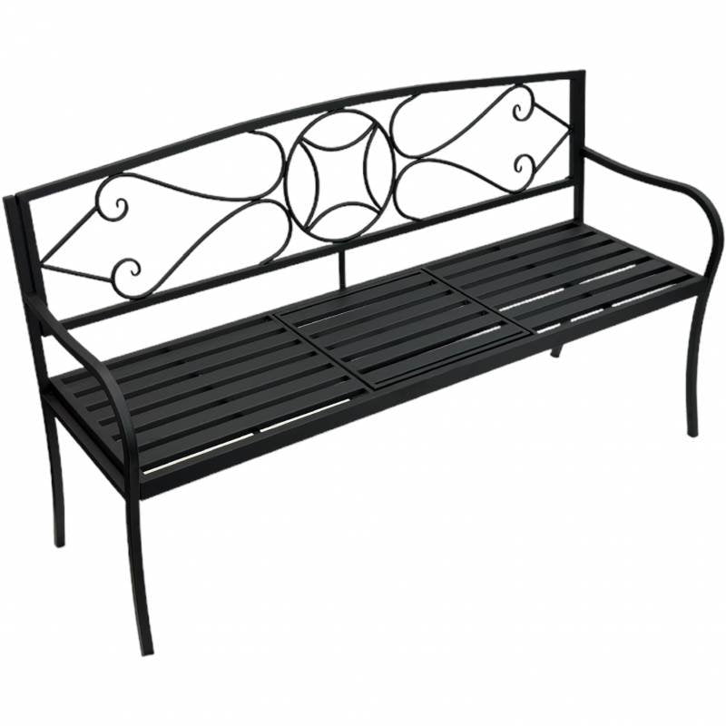 Otis Metal Garden Bench 150x87cm V637-E030257