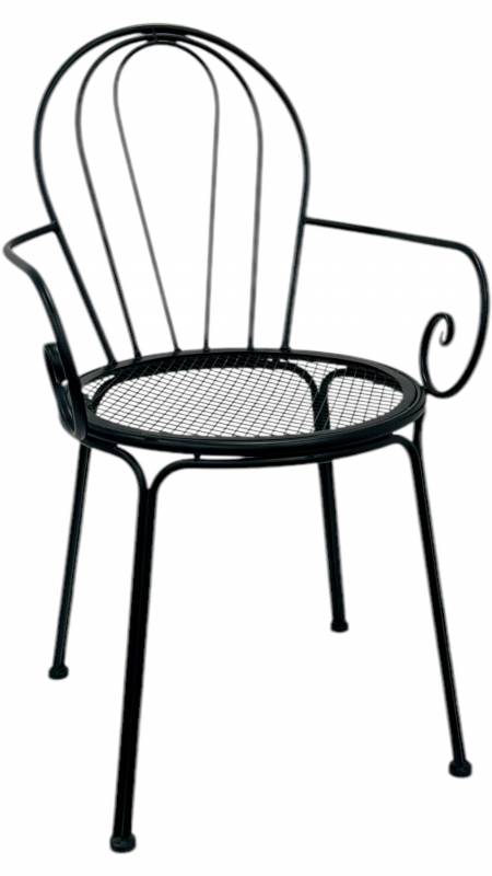 Set 2 Outdoor Vintage Chair w Arms 88cm V637-E030308