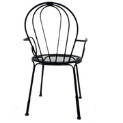 Set 2 Outdoor Vintage Chair w Arms 88cm V637-E030308