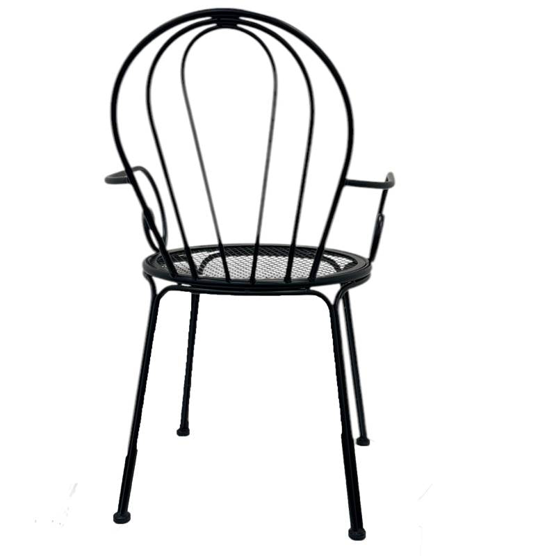 Set 2 Outdoor Vintage Chair w Arms 88cm V637-E030308