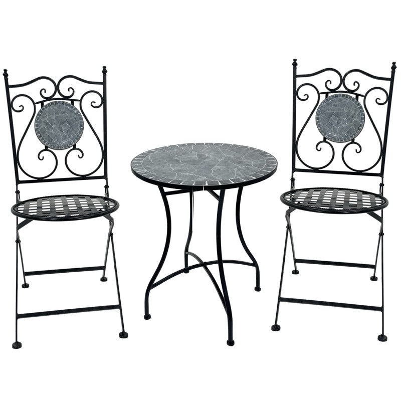 Grigio 3pc Settings Table Chairs V637-E139191