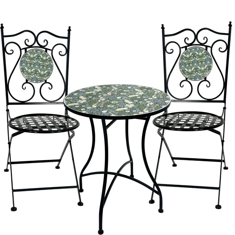 Uccello 3pc Settings Table Chairs V637-E139193