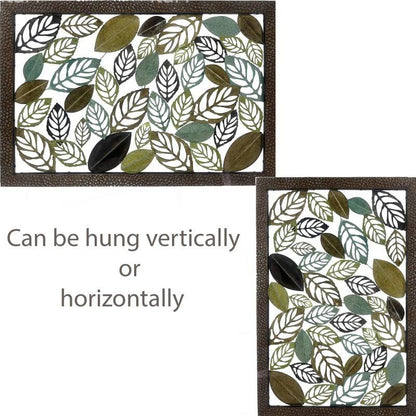 Xlarge Leaves Metal Wall Art 152x102cm V637-E142128